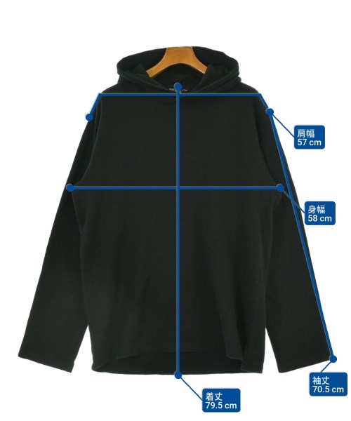 power of the WHITE shirt（パワーオブザホワイトシャツ）パーカー 黒 サイズ:3(L位) メンズ/2200666093035