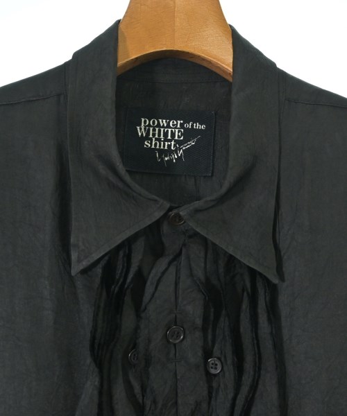 power of the WHITE shirt（パワーオブザホワイトシャツ）カジュアルシャツ 黒 サイズ:3(L位) メンズ/2200687202102
