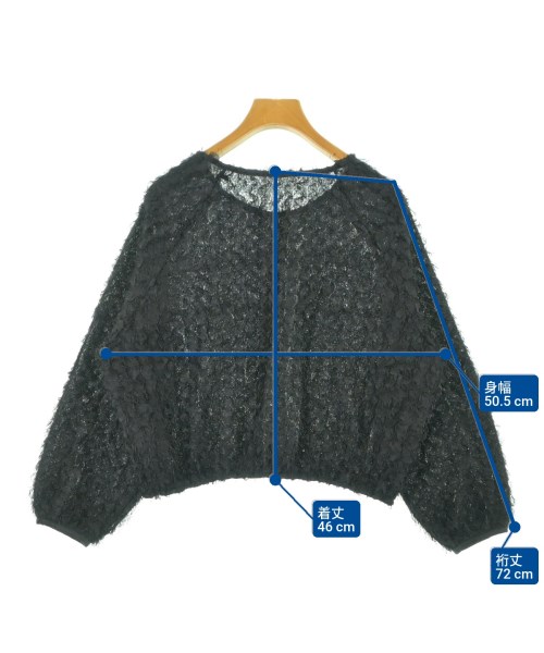 nano UNIVERSE（ナノユニバース）ブラウス 黒 サイズ:F レディース/2200633091040