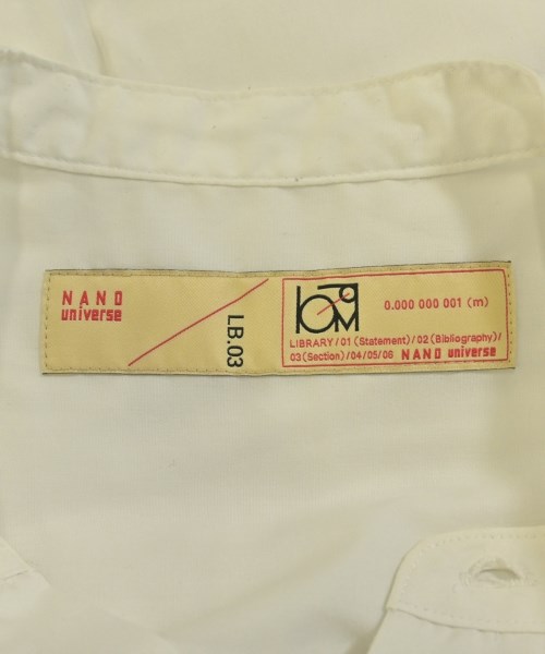 LB.03 Section（エルビーゼロサンセクション）カジュアルシャツ 白 サイズ:S メンズ/2200614068191