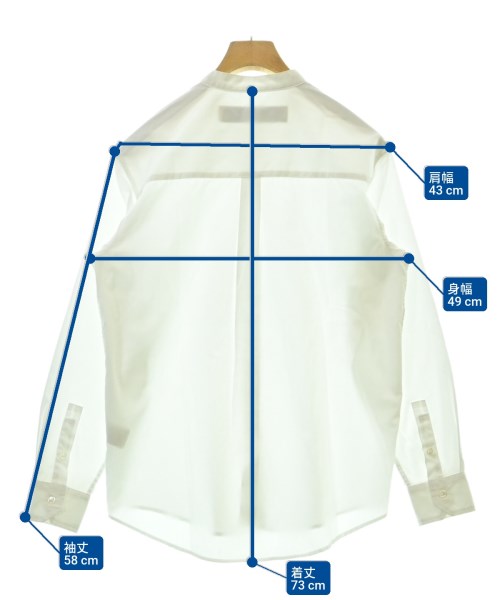 LB.03 Section（エルビーゼロサンセクション）カジュアルシャツ 白 サイズ:S メンズ/2200614068191