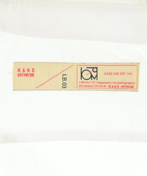 LB.03 Section（エルビーゼロサンセクション）カジュアルシャツ 白 サイズ:S メンズ/2200727267061
