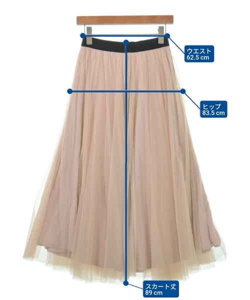 LB.04（エルビーゼロヨン）ロング・マキシ丈スカート ピンク サイズ:F レディース/2200614026016