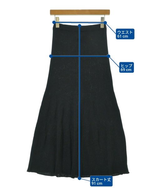 LB.04（エルビーゼロヨン）ロング・マキシ丈スカート 黒 サイズ:F レディース/2200671797027