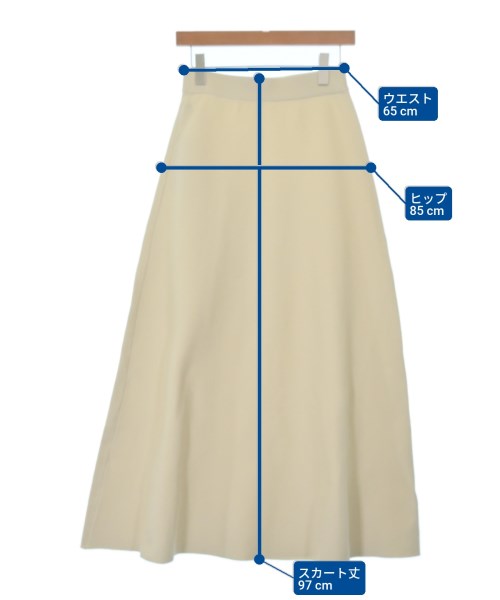 LB.04（エルビーゼロヨン）ロング・マキシ丈スカート 白 サイズ:F レディース/2200655752066