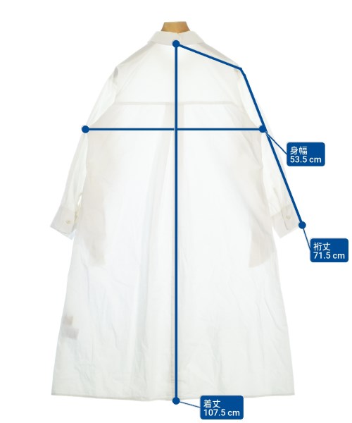 LB.04（エルビーゼロヨン）シャツワンピース 白 サイズ:F レディース/2200665555077