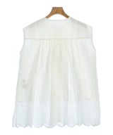SHIPS Primary Navy Label ブラウス