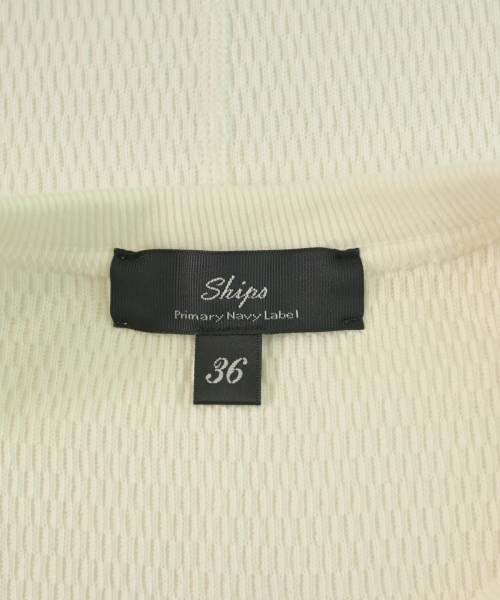 SHIPS Primary Navy Label（シップスプライマリーネイビーレーベル）タンクトップ 白 サイズ:36(S位) レディース/2200602133054