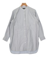 SHIPS Primary Navy Label ブラウス