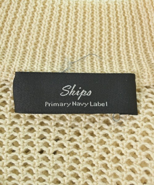SHIPS Primary Navy Label（シップスプライマリーネイビーレーベル）ニット・セーター ベージュ サイズ:F レディース/2200672438042