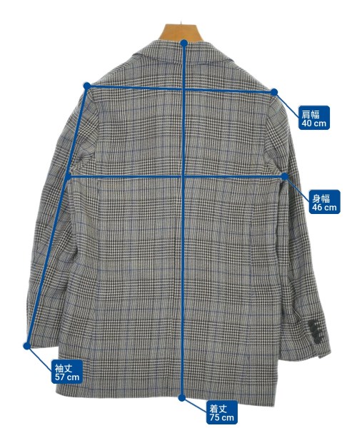 SHIPS Primary Navy Label（シップスプライマリーネイビーレーベル）テーラードジャケット グレー サイズ:36(S位) レディース/2200690464023