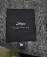 SHIPS Primary Navy Label（シップスプライマリーネイビーレーベル）テーラードジャケット グレー サイズ:36(S位) レディース/2200649244027