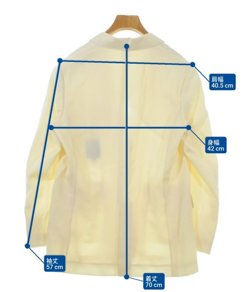 SHIPS Primary Navy Label（シップスプライマリーネイビーレーベル）テーラードジャケット 白 サイズ:38(M位) レディース/2200645849035