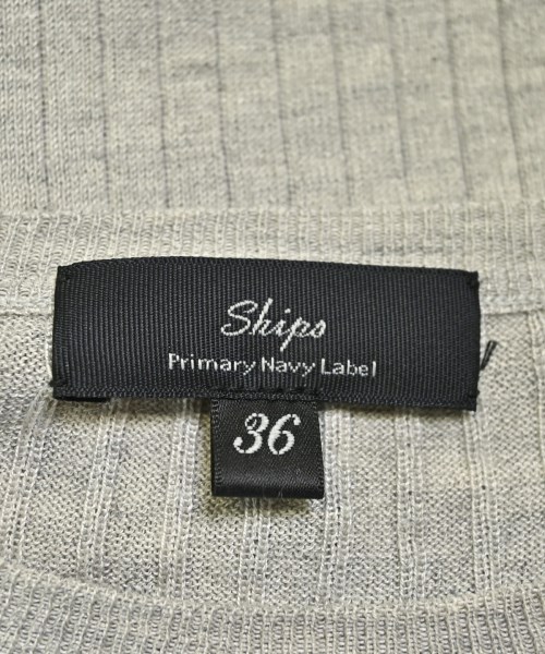 SHIPS Primary Navy Label（シップスプライマリーネイビーレーベル）ニット・セーター グレー サイズ:36(S位) レディース/2200722194065