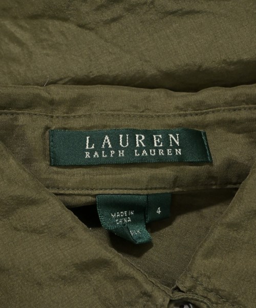 LAUREN Ralph Lauren（ローレンラルフローレン）カジュアルシャツ カーキ サイズ:4(XL位) レディース/2200639394046