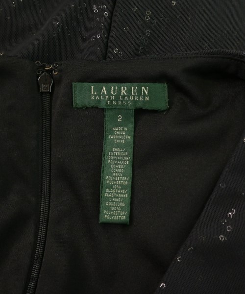 LAUREN Ralph Lauren（ローレンラルフローレン）ワンピース 黒 サイズ:2(M位) レディース/2200613102025