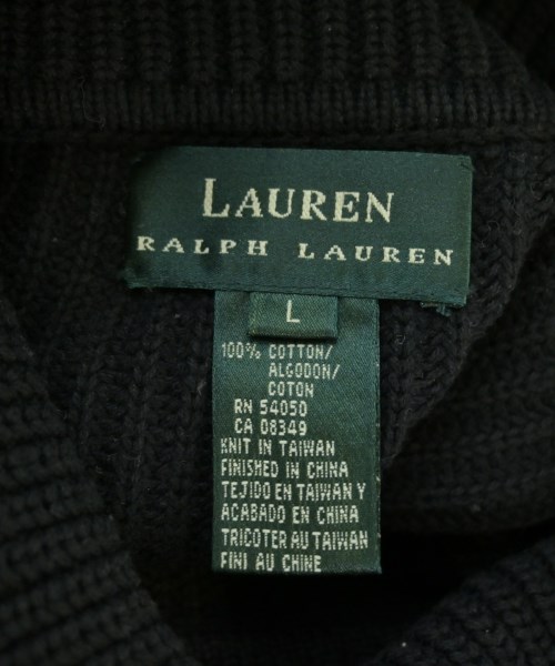 LAUREN Ralph Lauren（ローレンラルフローレン）ニット・セーター 黒 サイズ:L レディース/2200611338051