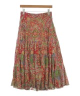 LAUREN Ralph Lauren（ローレンラルフローレン）ロング・マキシ丈スカート 赤 サイズ:-(M位) レディース/2200677903057