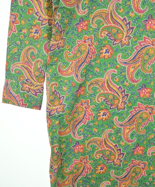 LAUREN Ralph Lauren（ローレンラルフローレン）シャツワンピース 緑 サイズ:12(XXL位) レディース/2200646208152