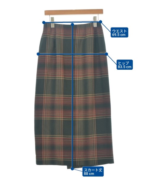 LAUREN Ralph Lauren（ローレンラルフローレン）ロング・マキシ丈スカート カーキ サイズ:6(L位) レディース/2200710678034