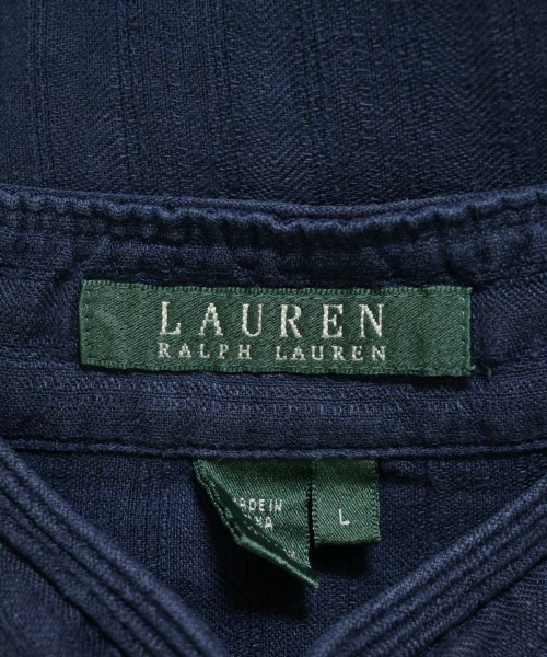 LAUREN Ralph Lauren（ローレンラルフローレン）ブラウス 紺 サイズ:L レディース/2200712947329