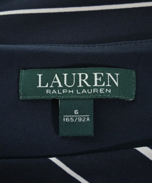 LAUREN Ralph Lauren（ローレンラルフローレン）ワンピース 紺 サイズ:6(L位) レディース/2200717451050