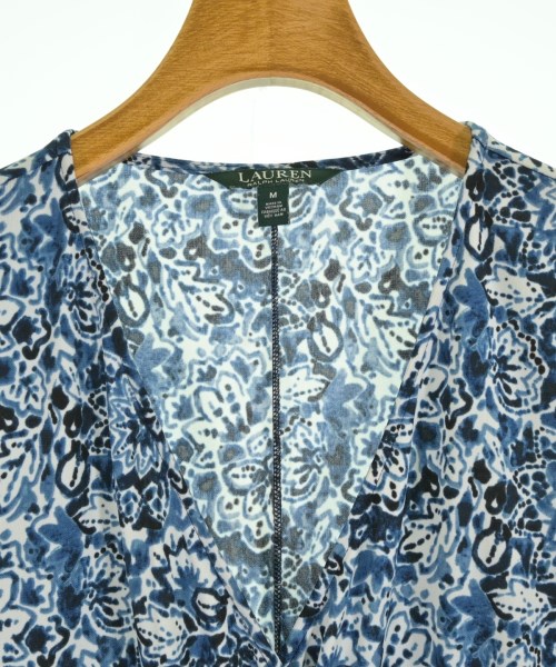 LAUREN Ralph Lauren（ローレンラルフローレン）ワンピース 青 サイズ:M レディース/2200717451067