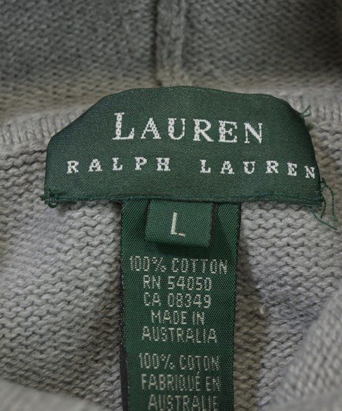 LAUREN Ralph Lauren（ローレンラルフローレン）ニット・セーター グレー サイズ:L メンズ/2200663173020