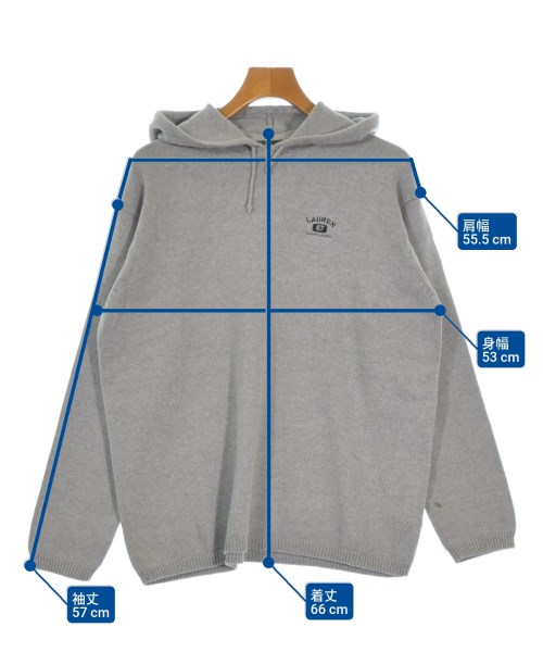 LAUREN Ralph Lauren（ローレンラルフローレン）ニット・セーター グレー サイズ:L メンズ/2200663173020