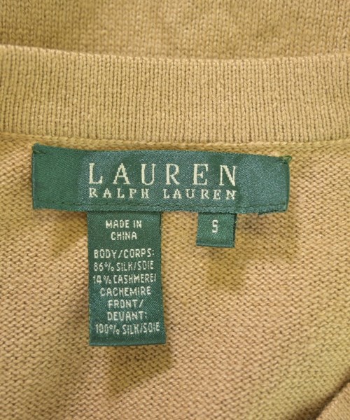 LAUREN Ralph Lauren（ローレンラルフローレン）カーディガン ベージュ サイズ:S レディース/2200727253033