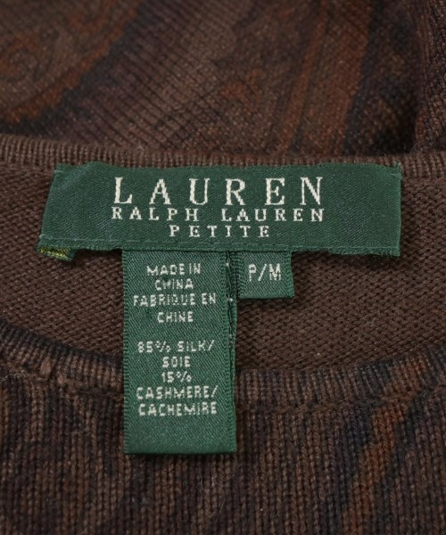 LAUREN Ralph Lauren（ローレンラルフローレン）ニット・セーター 茶 サイズ:M レディース/2200684422046