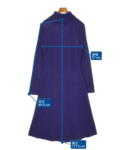 LAUREN Ralph Lauren（ローレンラルフローレン）ワンピース 紫 サイズ:M レディース/2200686509028