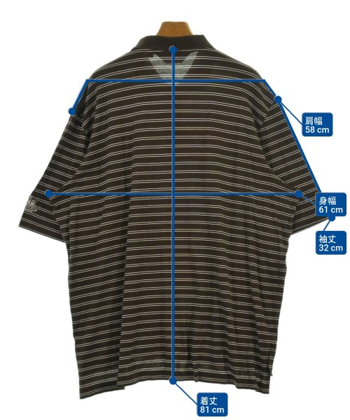 POLO GOLF（ポロゴルフ）ポロシャツ 茶 サイズ:XXL メンズ/2200616935842