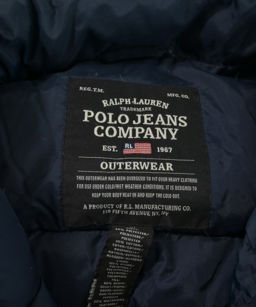 POLO JEANS CO.（ポロジーンズカンパニー）ダウンジャケット/ダウンベスト 紺 サイズ:M メンズ/2200643882027