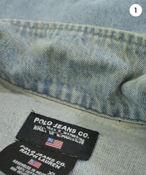 POLO JEANS CO.（ポロジーンズカンパニー）デニムジャケット 青 サイズ:XL メンズ/2200631945031