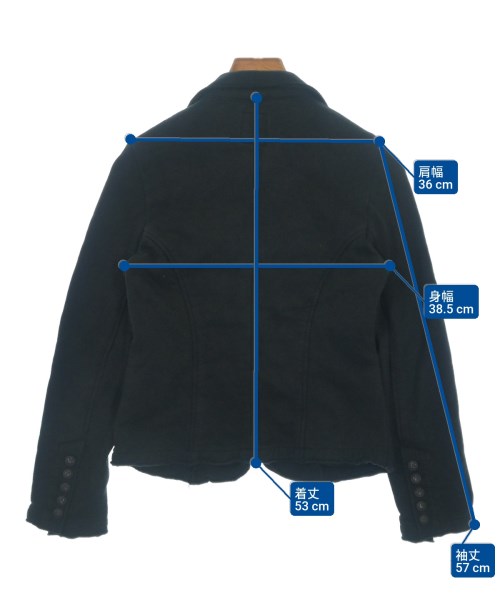 POLO JEANS CO.（ポロジーンズカンパニー）テーラードジャケット 黒 サイズ:M レディース/2200618113019