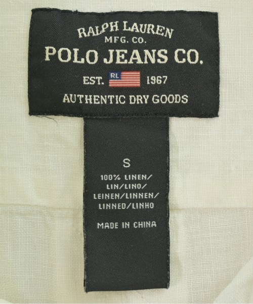 POLO JEANS CO.（ポロジーンズカンパニー）カジュアルシャツ 白 サイズ:S メンズ/2200650557048