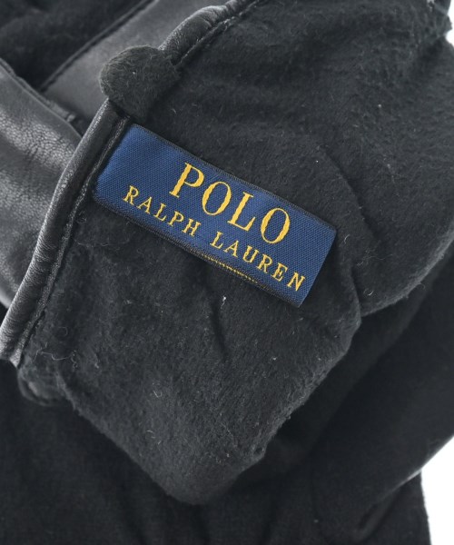 Polo Ralph Lauren（ポロラルフローレン）手袋 黒 サイズ:- メンズ/2200634746062