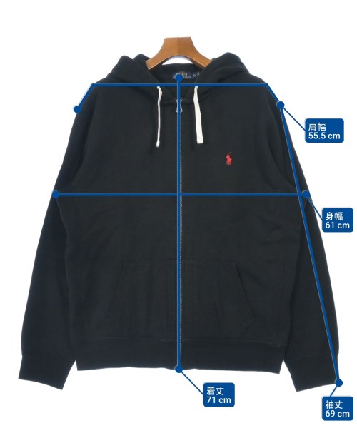 Polo Ralph Lauren（ポロラルフローレン）パーカー 黒 サイズ:XL メンズ/2200641843044