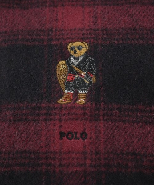 Polo Ralph Lauren（ポロラルフローレン）マフラー 赤 サイズ:- メンズ/2200626289027