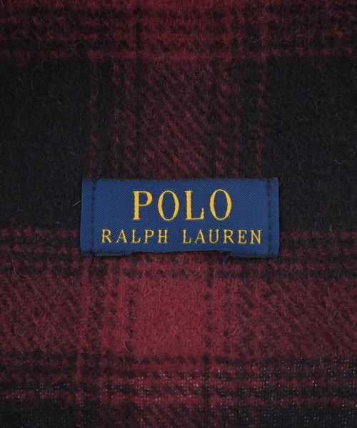 Polo Ralph Lauren（ポロラルフローレン）マフラー 赤 サイズ:- メンズ/2200626289027