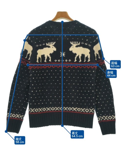 Polo Ralph Lauren（ポロラルフローレン）ニット・セーター 紺 サイズ:S メンズ/2200626573027