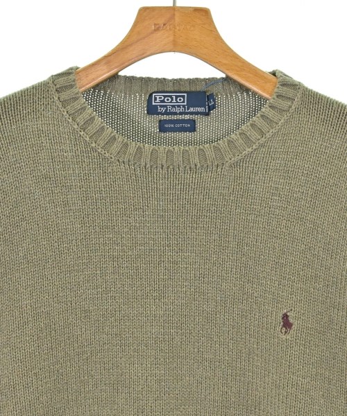 Polo Ralph Lauren（ポロラルフローレン）ニット・セーター カーキ サイズ:L メンズ/2200620478137