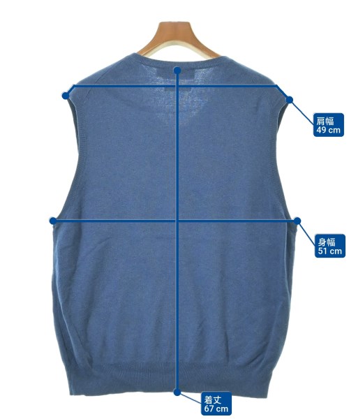 Polo Ralph Lauren（ポロラルフローレン）ベスト 青 サイズ:XL メンズ/2200628781048