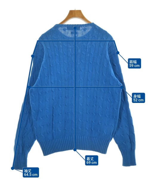 Polo Ralph Lauren（ポロラルフローレン）ニット・セーター 青 サイズ:M メンズ/2200630219294