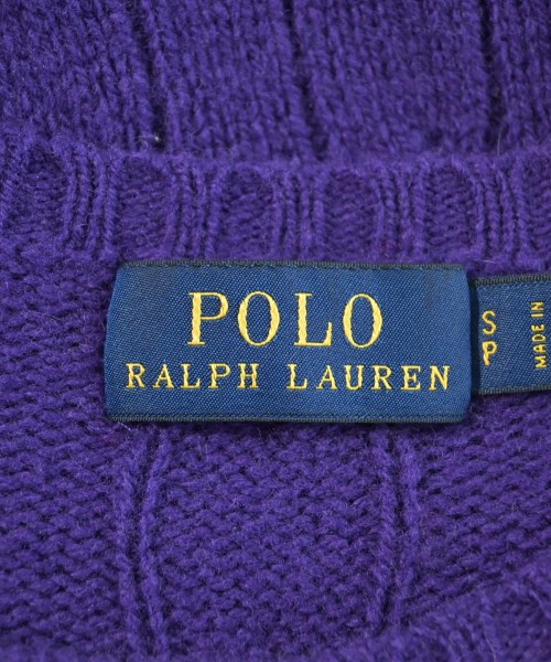 Polo Ralph Lauren（ポロラルフローレン）ニット・セーター 紫 サイズ:S レディース/2200612349100