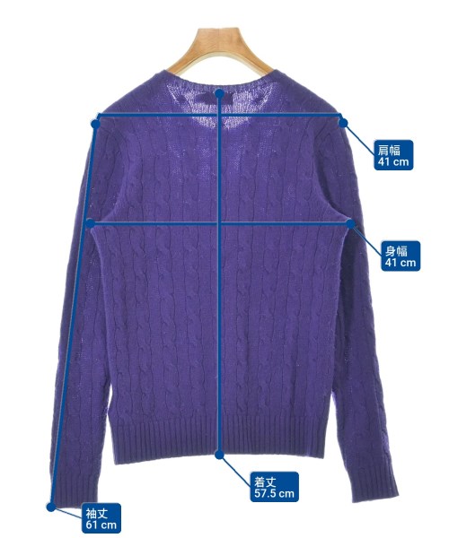 Polo Ralph Lauren（ポロラルフローレン）ニット・セーター 紫 サイズ:S レディース/2200612349100