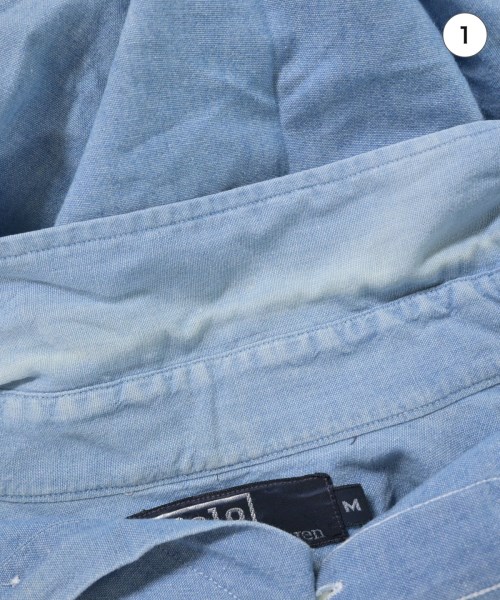 Polo Ralph Lauren（ポロラルフローレン）シャツワンピース 青 サイズ:M レディース/2200613836067