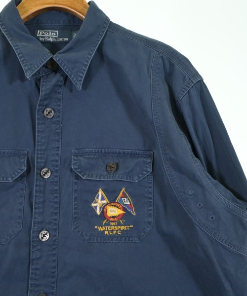 Polo Ralph Lauren（ポロラルフローレン）カジュアルシャツ 紺 サイズ:L メンズ/2200605054028