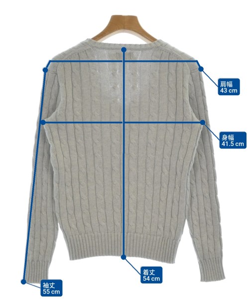 Polo Ralph Lauren（ポロラルフローレン）ニット・セーター グレー サイズ:XS レディース/2200674197169